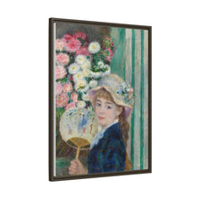 Mujer con abanico (c. 1879) de Pierre Auguste Renoir