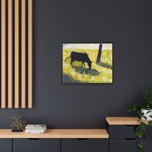 Black Cow in a Meadow (ca. 1881) by Georges Seurat