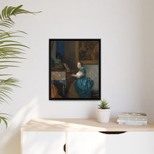 La joven sentada ante un virginal, de Johannes Vermeer (ca. 1670-1672) 