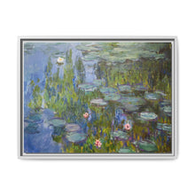 Water Lilies by Claude Monet - Framed Classic Canvas Print - NOMADEN ART GALLERY