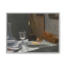 Claude Monet's Still Life with Bottle, Carafe, Bread, and Wine (ca. 1862-1863) - NOMADEN ART GALLERY