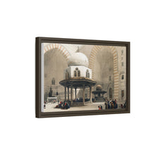Mosque of Sultan Hassan Cairo illustration by David Roberts (1796–1864) - Framed Wall Art