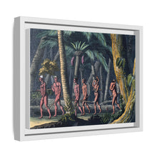 Puri Indians by the Paraiba river, Brazil. Coloured aquatint by P. Fumagalli, ca. 1821, after M. Zu Wied-Neuwied.
