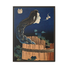 The Plate Mansion by Katsushika Hokusai (1760-1849), a traditional Japanese Ukyio-e style illustration of traditional Japanese folklore ghost, Okiku - NOMADEN ART GALLERY