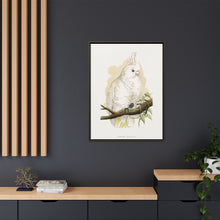Goffin's Cockatoo (Cacatua goffiniana) colored wood-engraved plate by Alexander Francis Lydon.
