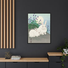 Rabbits at full moon (1920 - 1930) by Ohara Koson