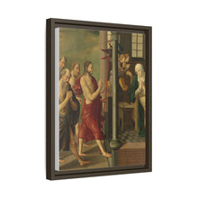 Panel of an Altarpiece with Dispute with the Doctors, on verso is Appearance of Christ to his Mother (c. 1520 - c. 1535) by Master of Alkmaar
