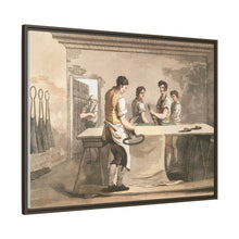 Illustration of the cloth dresser from The Costume of Yorkshire (1814) by George Walker