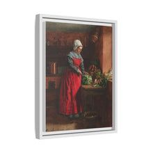 A Cook in a Red Apron in the Inn at Vaugirard (1862) by Léon Bonvin