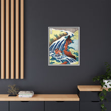 Hokusai's The Yoshitsune horse-washing falls at Yoshino, Izumi Province (1833–1834) - NOMADEN ART GALLERY