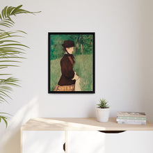 Mujer joven en un jardín (Jeune femme dans un jardin), (1879) de Édouard Manet