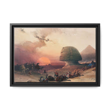 Approach of the simoom Desert of Gizeh illustration by David Roberts (1796–1864) - NOMADEN ART GALLERY