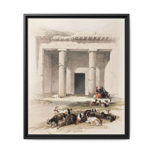 Entrance to the caves of Beni Hasan illustration by David Roberts (1796–1864) - NOMADEN ART GALLERY
