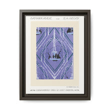 Art Deco fountain pattern pochoir print in oriental style. Original from our own 1914 edition of Samarkande - NOMADEN ART GALLERY