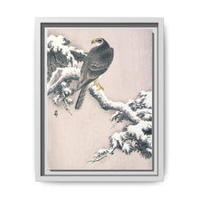 Goshawk on Snow-covered Pine Bough by Ohara Koson (1877–1945) - NOMADEN ART GALLERY