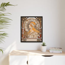 Alphonse Maria Mucha's Zodiaque or La Plume (ca. 1896–1897). Famous Art Nouveau artwork