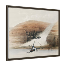 Excavated temples of Aboosimble (Abu Sunbul) Nubia illustration by David Roberts (1796–1864)