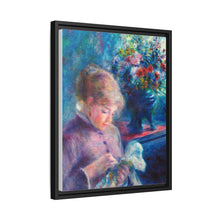 Mujer joven cosiendo (1879) de Pierre-Auguste Renoir.