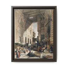 Bazaar of the silk mercers, Cairo illustration by David Roberts (1796–1864) - NOMADEN ART GALLERY