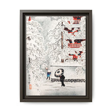 Snow at Asakusa, Yedo, Musashi Province print in high resolution by Hiroaki Takahashi (1871–1945) - NOMADEN ART GALLERY
