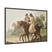 Illustration of farmers from The Costume of Yorkshire (1814) by George Walker