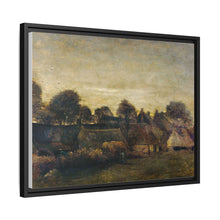 Farming Village at Twilight (1884) by Vincent Van Gogh. Original from The Rijksmuseum. - NOMADEN ART GALLERY