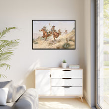 Apache Indians on Horseback by Herman Wendelborg Hansen