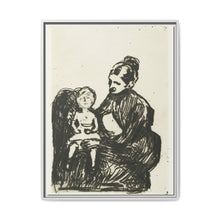 Nurse with a Boy / The Mother and the Crying Child (1902) by Edvard Munch. - NOMADEN ART GALLERY