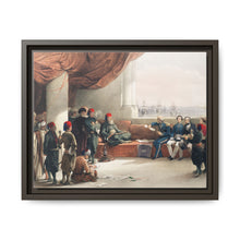 Interview with The Viceroy of Egypt at His palace at Alexandria illustration by David Roberts (1796–1864) - NOMADEN ART GALLERY