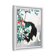 Cat with Tomato Plant (1931) print in high resolution by Hiroaki Takahashi
