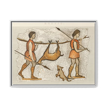 Hunter-Gatherer Mosaic: Vintage Encyclopaedia Art (1891) - NOMADEN ART GALLERY