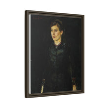 Inger in Black (1884) by Edvard Munch - NOMADEN ART GALLERY