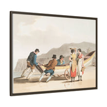 Illustration of fishermen from The Costume of Yorkshire (1814) by George Walker