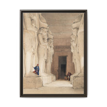 Excavated Temple of Gyrshe (Gerf Hussein) Nubia illustration by David Roberts (1796–1864) - NOMADEN ART GALLERY