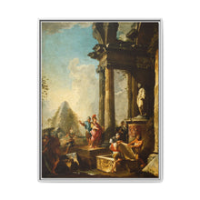 Alexander the Great at the Tomb of Achilles (ca. 1718-1719 (Baroque) by Giovanni Paolo Panini - NOMADEN ART GALLERY