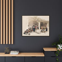 The coffee shop illustration by David Roberts (1796–1864)
