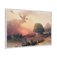 Approach of the simoom Desert of Gizeh illustration by David Roberts (1796–1864)