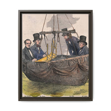 Four men in the basket of a balloon by Mayall. - NOMADEN ART GALLERY