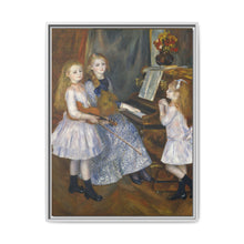 The Daughters of Catulle Mendès, Huguette (1871–1964), Claudine (1876–1937), and Helyonne (1879–1955) (1888) by Pierre-Auguste Renoir - NOMADEN ART GALLERY