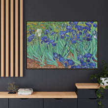 Vincent Van Gogh's Irises (1889). Famous painting, original from the J. Paul Getty Museum. - NOMADEN ART GALLERY