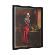 A Cook in a Red Apron in the Inn at Vaugirard (1862) by Léon Bonvin