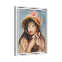 Mädchen mit rosa Haube (Jeune fille au chapeau rose) (1894) von Pierre-Auguste Renoir
