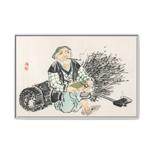 Smoking farmer with branches by Kōno Bairei (1844-1895) - NOMADEN ART GALLERY