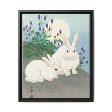 Rabbits at full moon (1920 - 1930) by Ohara Koson