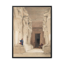 Excavated Temple of Gyrshe (Gerf Hussein) Nubia illustration by David Roberts (1796–1864) - NOMADEN ART GALLERY