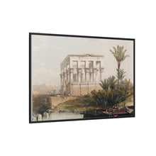 The hypaethral temple at Philae called the Bed of Pharaoh illustration by David Roberts (1796–1864)