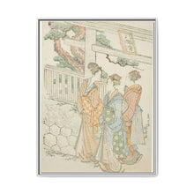 Visitors to the Hachiman shrine by Katsushika Hokusai - NOMADEN ART GALLERY