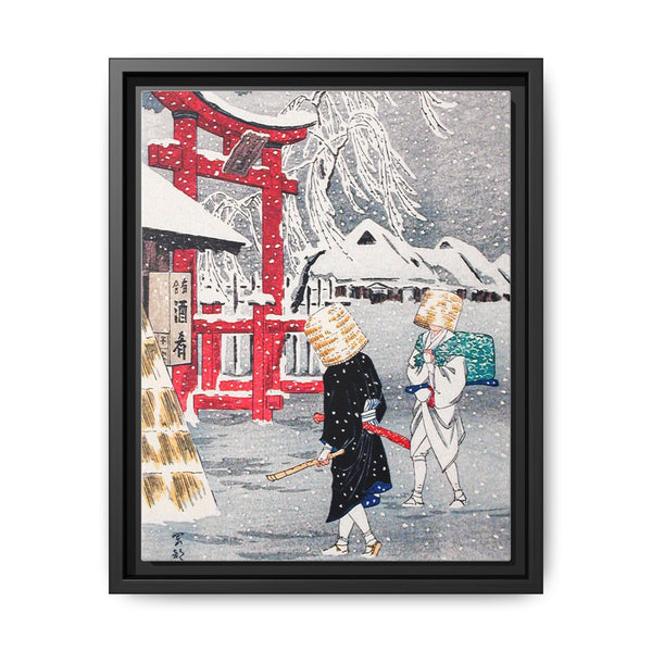 Okabe in Snow (ca.1925–1926) print in high resolution by Hiroaki Takahashi - NOMADEN ART GALLERY