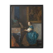 Johannes Vermeer’s Young Woman Seated at a Virginal (ca. 1670–1672) - NOMADEN ART GALLERY