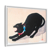 Black Cat Hissing 20th century print in high resolution by Hiroaki Takahashi